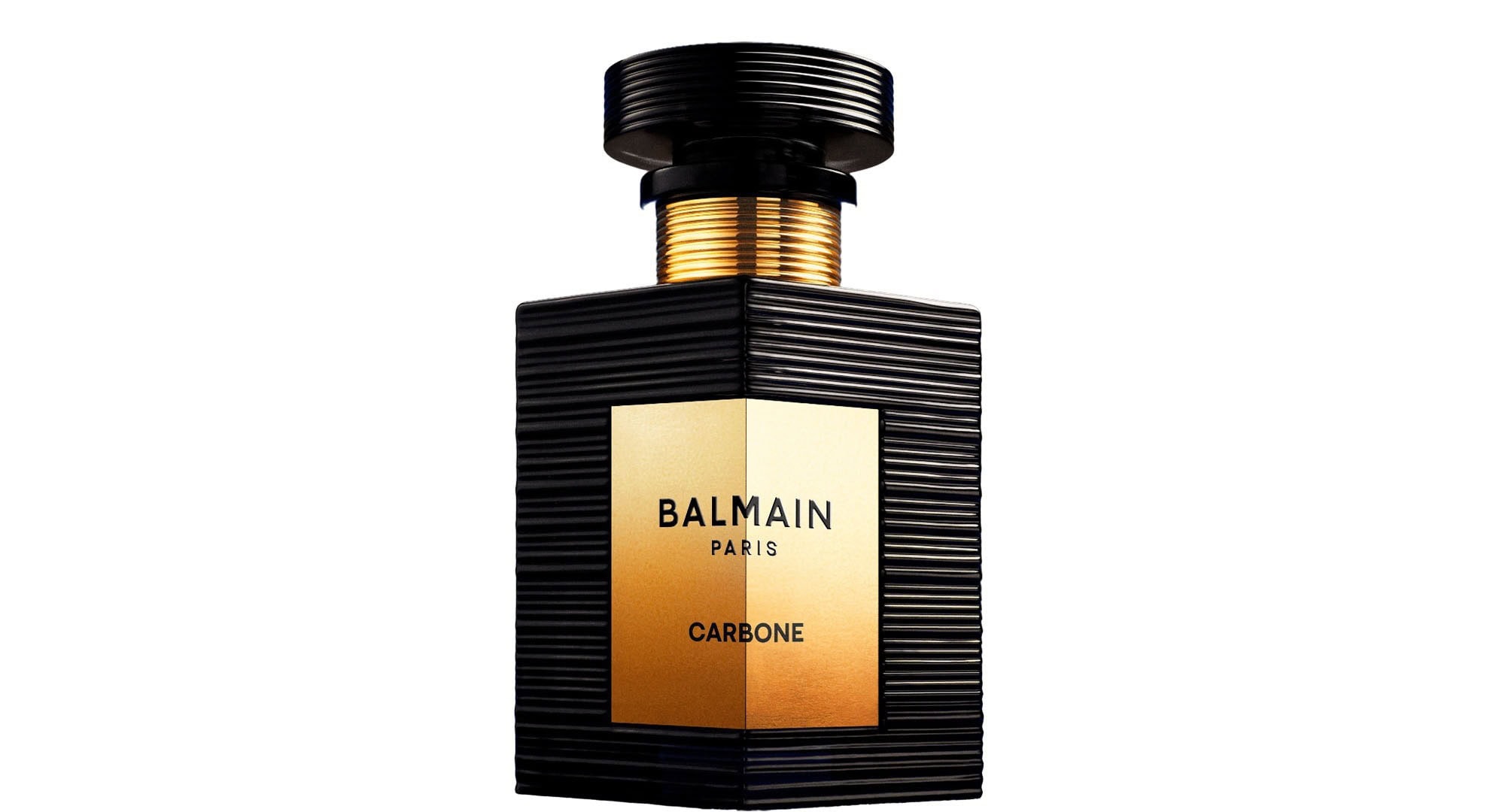 Balmain Carbone Eau de Parfum bottle