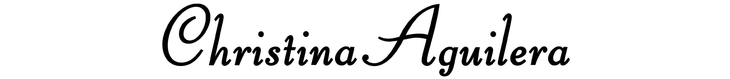 Christina Aguilera Brand Logo