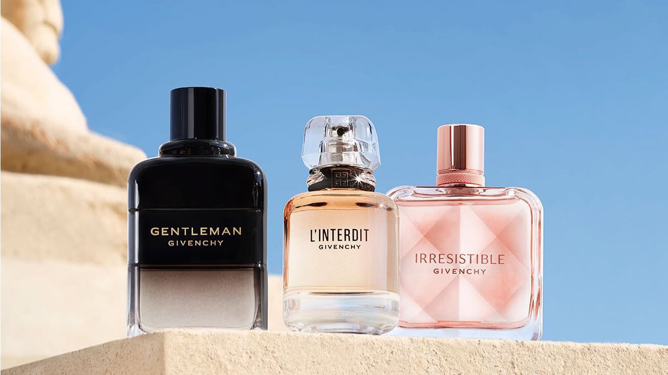 Givenchy perfume bottles and history