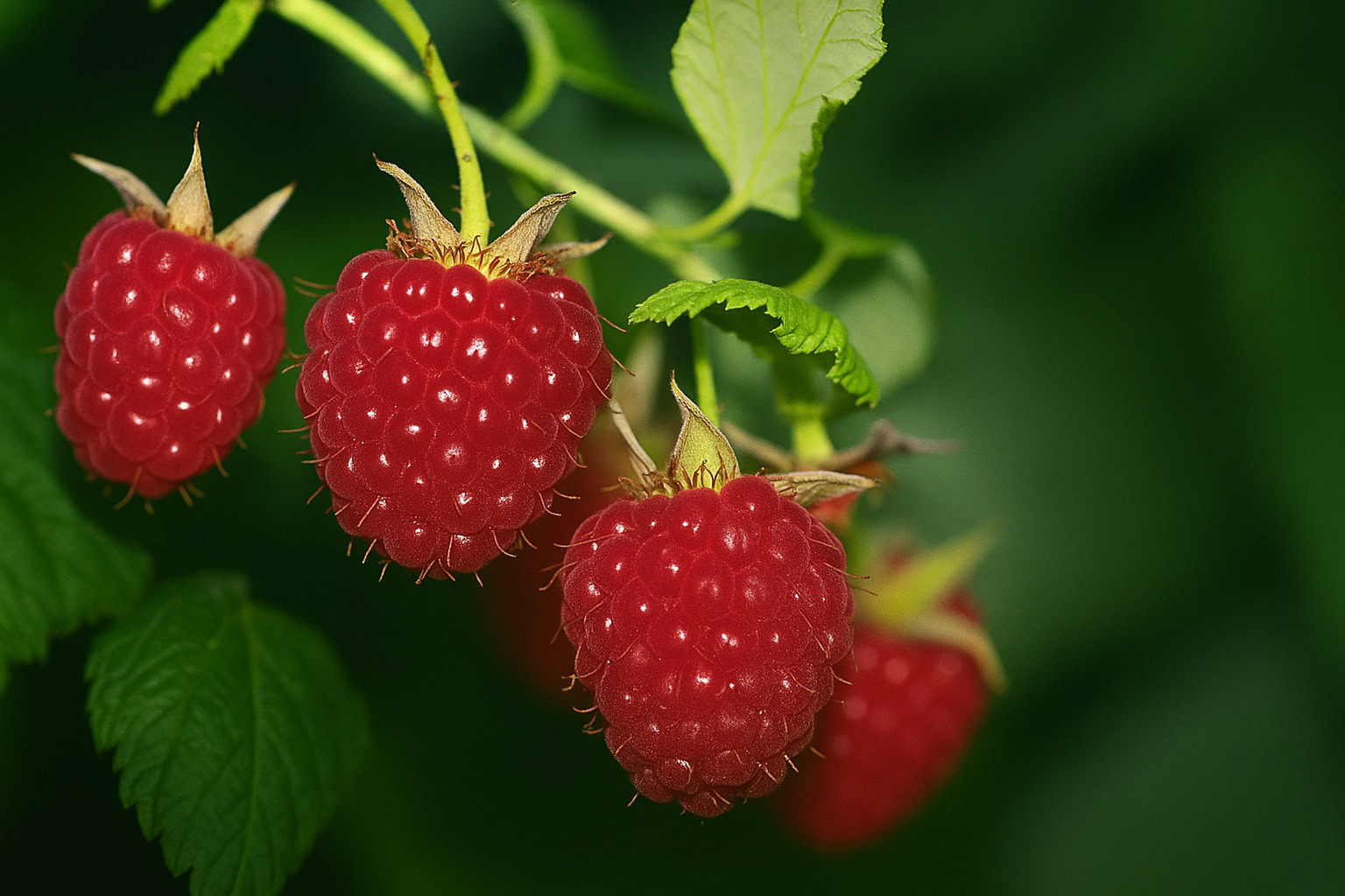 Raspberry note – juicy and tart fragrance opening