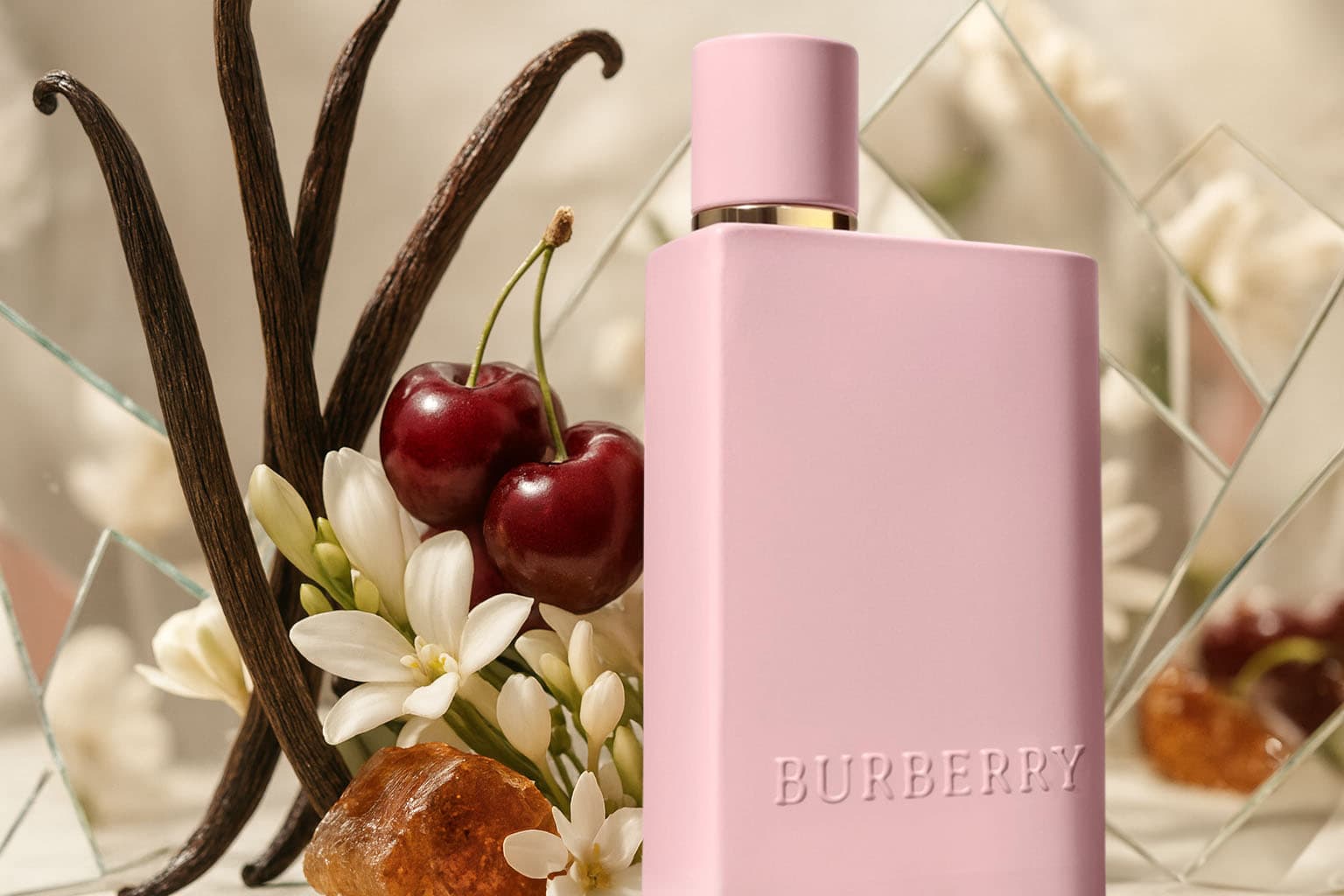 Burberry Her Vanilla Absolute Eau de Parfum launched in 2025 – fruity gourmand fragrance with cherry, vanilla, and amber