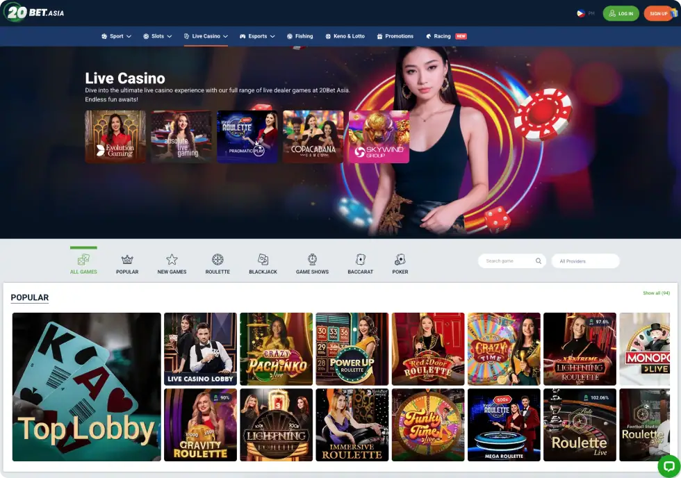 20Bet website
