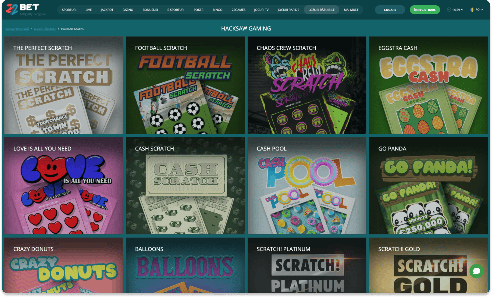 22Bet Cele Mai Bune Jocuri