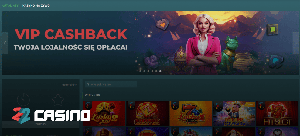 22Casino kasyno
