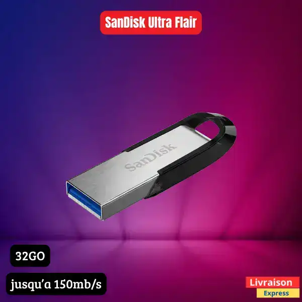 Clé USB 3.0|32GO SanDisk Ultra Flair