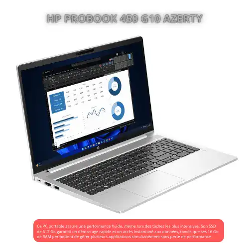HP ProBook 450 G10 i5-1335U 8Go 512Go SSD 15,6&Prime; FHD