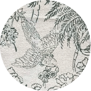 Toile-de-Jouy Palme-Vert