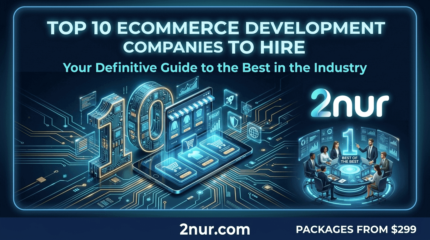 Top 10 Ecommerce Development Companies – 2nur Digital Agency