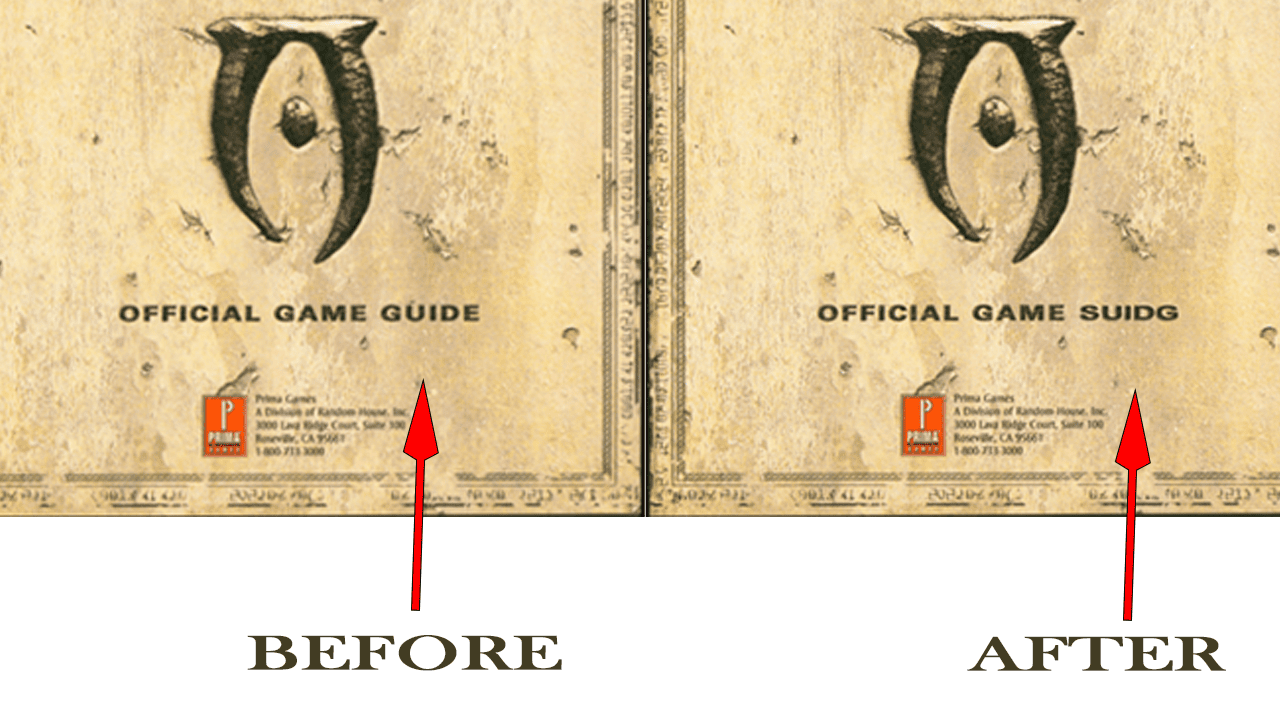 scanned pdf editing service before and after example