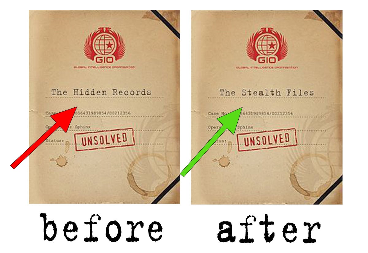 How to edit a scanned PDF without changing the background – before after sample