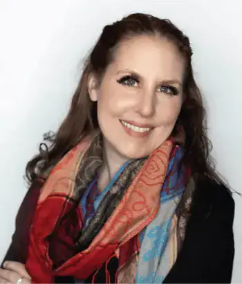 A headshot photo of Whitney S. Christiansen, Director of Research for 4A Arts.