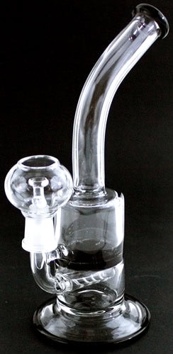 8" 14mm Oil Dome Inline Turbine Diffuser Water Pipe