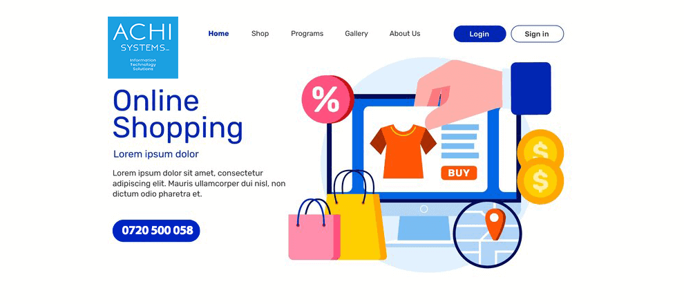 Ecommerce Website Design Services in Sondu