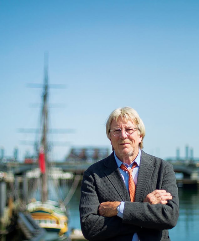 Portrait of Peter Jones at Boston seaport