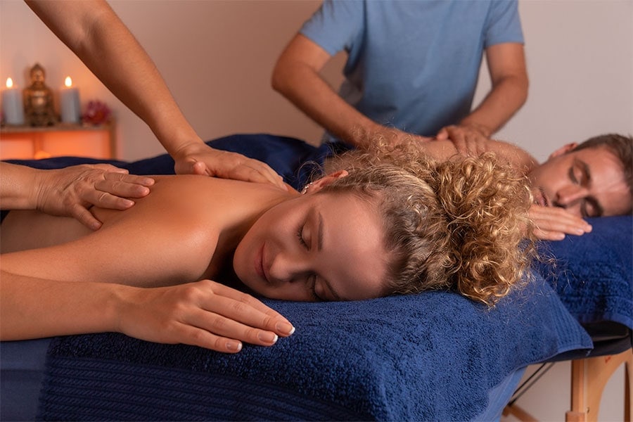 Massage en duo pour un couple
