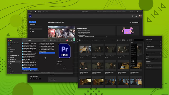 Project setup & media import