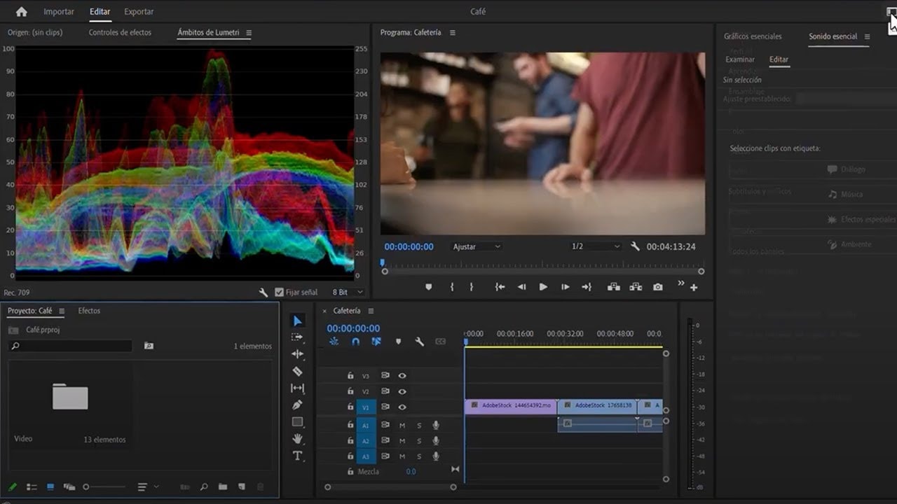 Configuración y interfaz del proyecto
