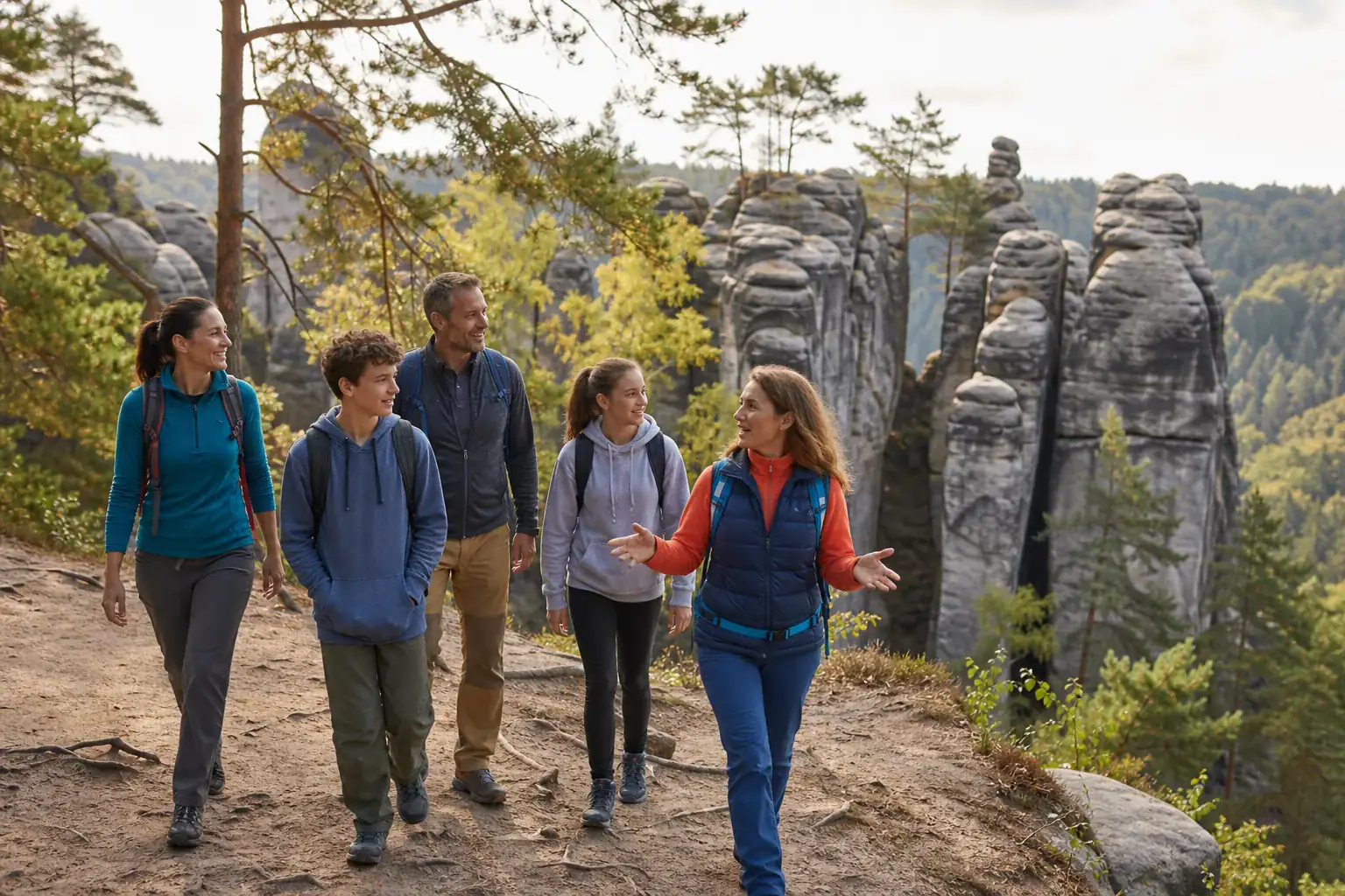 Family active holiday with a local guide in Bohemian Paradise