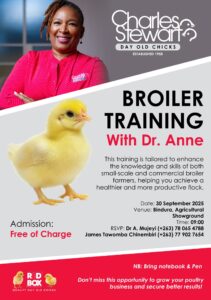 Broiler training with Dr Anne