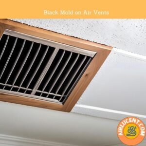 This is what Black Mold looks like on Air Vents