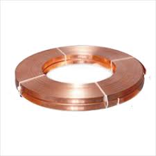 Bare copper earthing tape