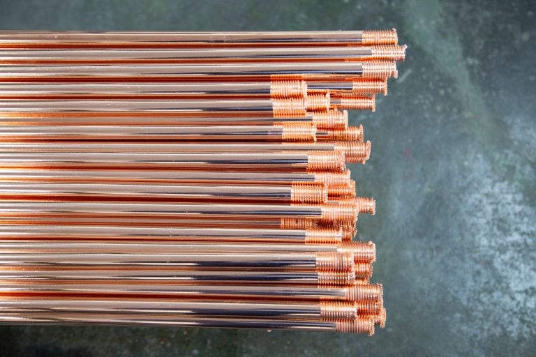 Copper-bonded earth rods