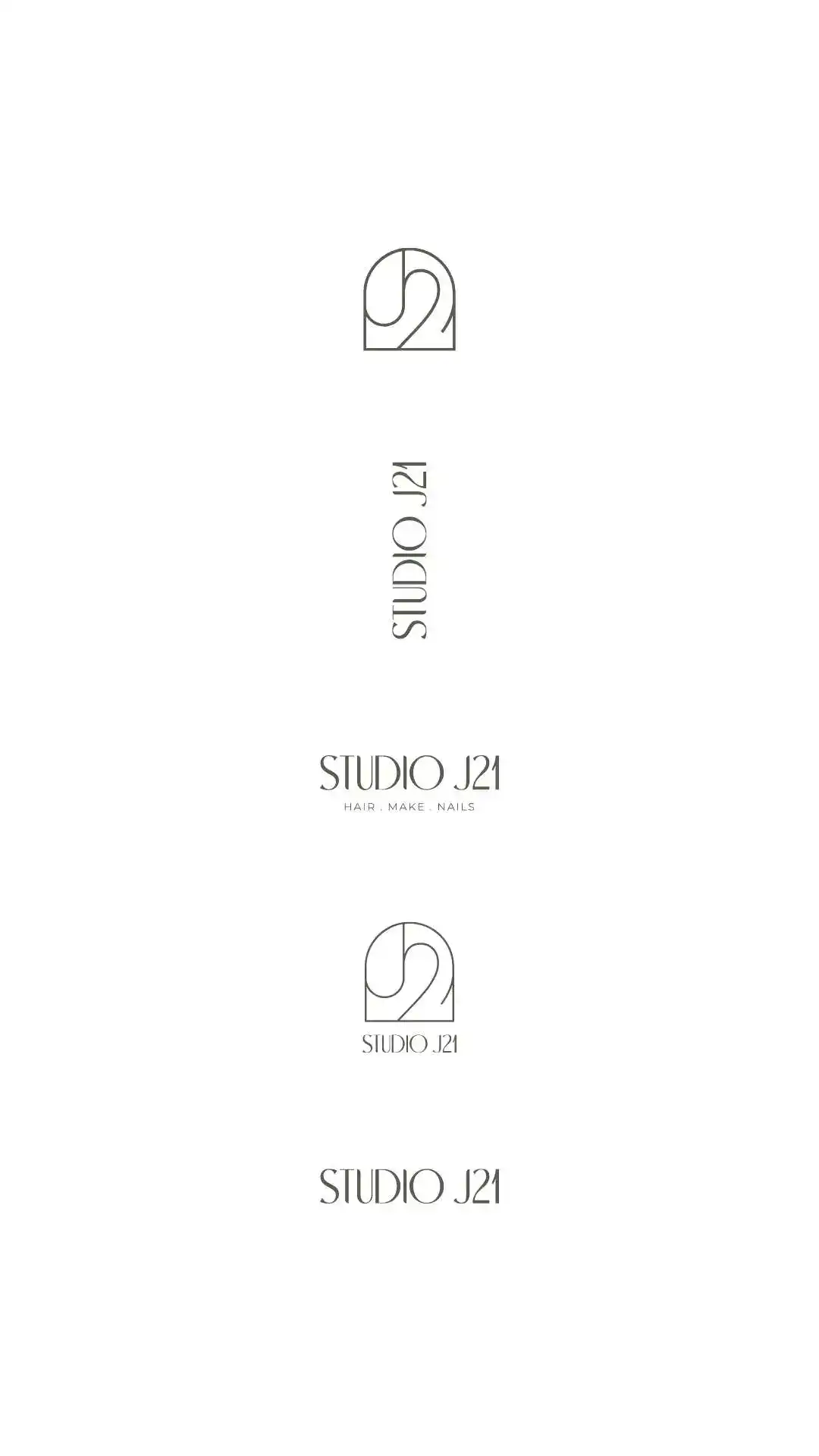 Identidade Visual Salão de Beleza - Estúdio Beauty