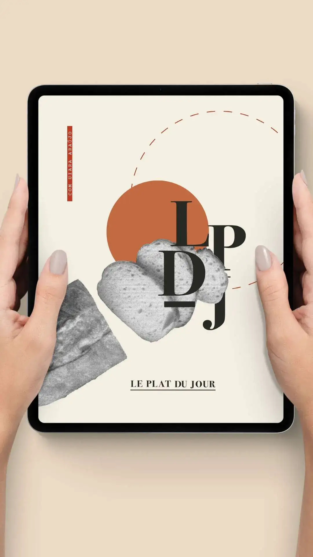 Identidade Visual Gastronomia - Influencer Uiara Araújo - Le Plat Du Jour