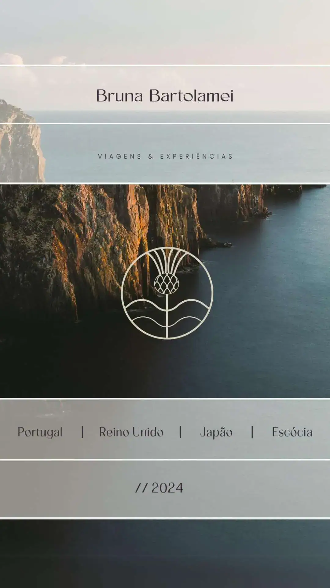 Identidade Visual Agência de Viagens - Escócia