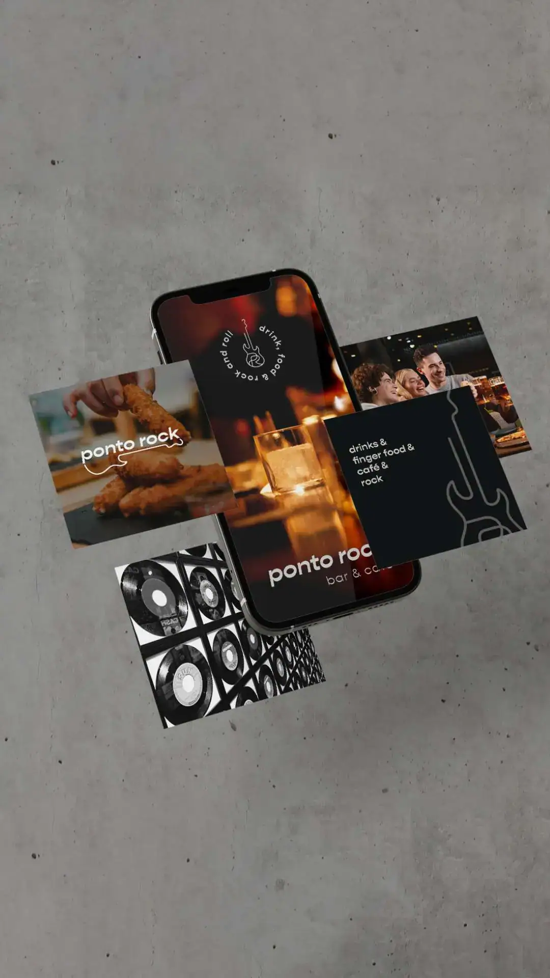 Identidade Visual Restaurante Pub Bar Café Rock