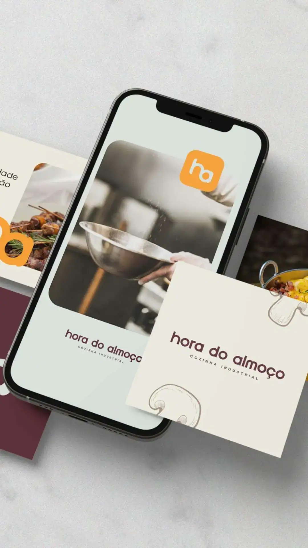 Identidade Visual Cozinha Industrial - Nutrição
