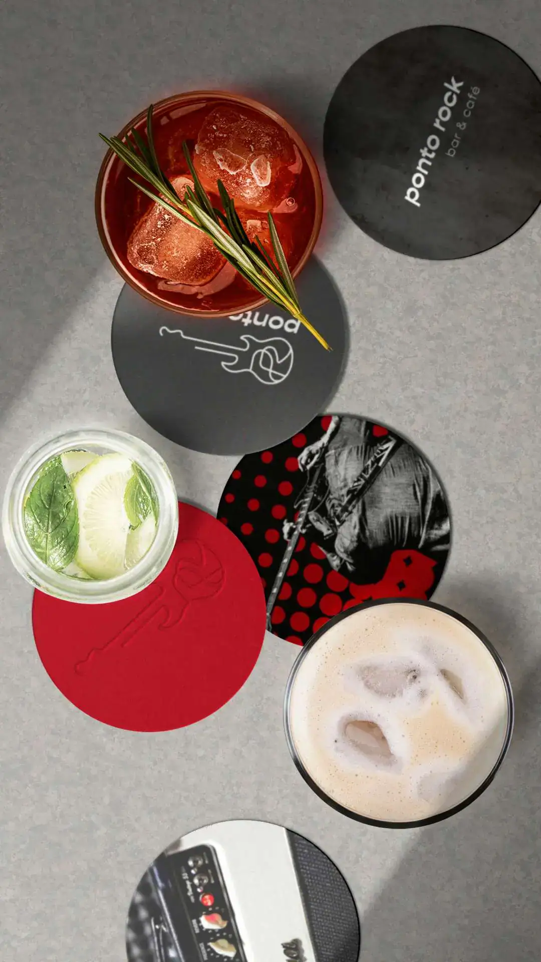 Identidade Visual Restaurante Pub Bar Café Rock