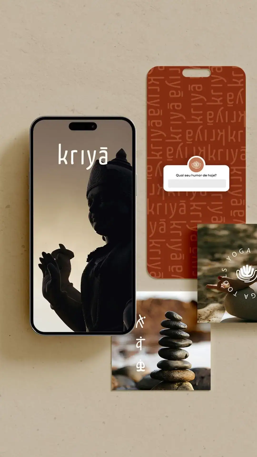 Identidade Visual Produtos Holísticos Yoga
