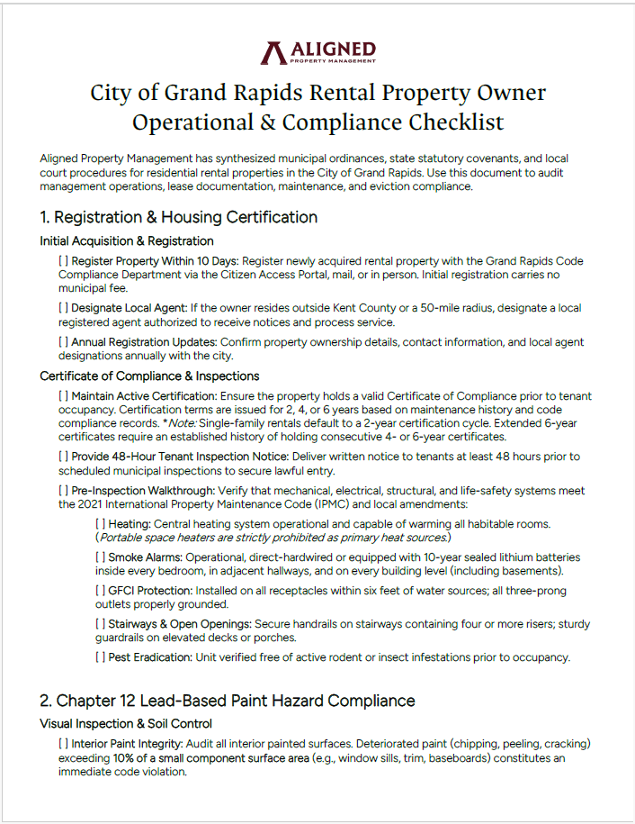 Aligned Property Management_Compliance Checklist_Full