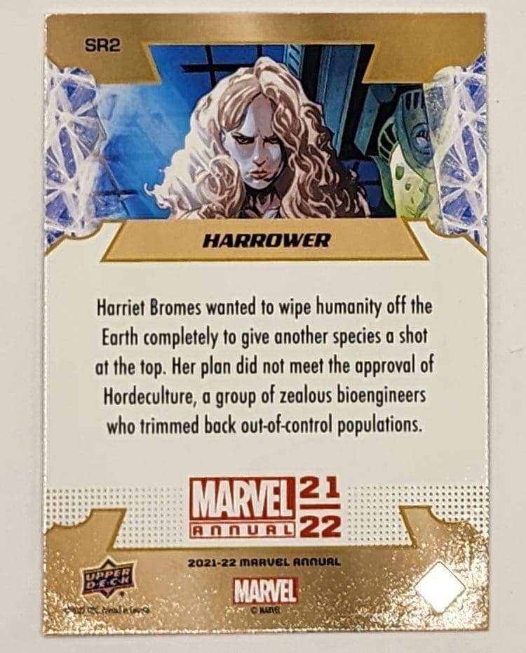 Harrower "Star Rookies" Upper Deck 2021 Card #SR2 Back