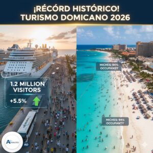 Turismo dominicano rompe récord con llegada de visitantes internacionales