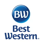 Logo circulaire BW bleu de Best Western, réseau international d’hôtels et motels