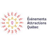 Logo d’Événements Attractions Québec, regroupement des lieux culturels, touristiques et événements du Québec