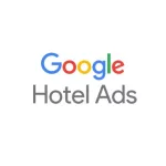 Logo officiel de Google Hotel Ads, plateforme publicitaire pour hôteliers sur Google