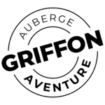 Logo de l’Auberge Griffon Aventure, hébergement de plein air en bordure du parc Forillon