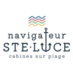 Logo du Navigateur Ste-Luce, hébergement en cabines sur la plage au Bas-Saint-Laurent