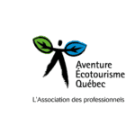 Logo officiel d’Aventure Écotourisme Québec, association des professionnels du plein air durable