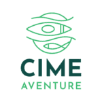 Logo de Cime Aventure, entreprise d’activités de plein air et hébergement écologique en Gaspésie