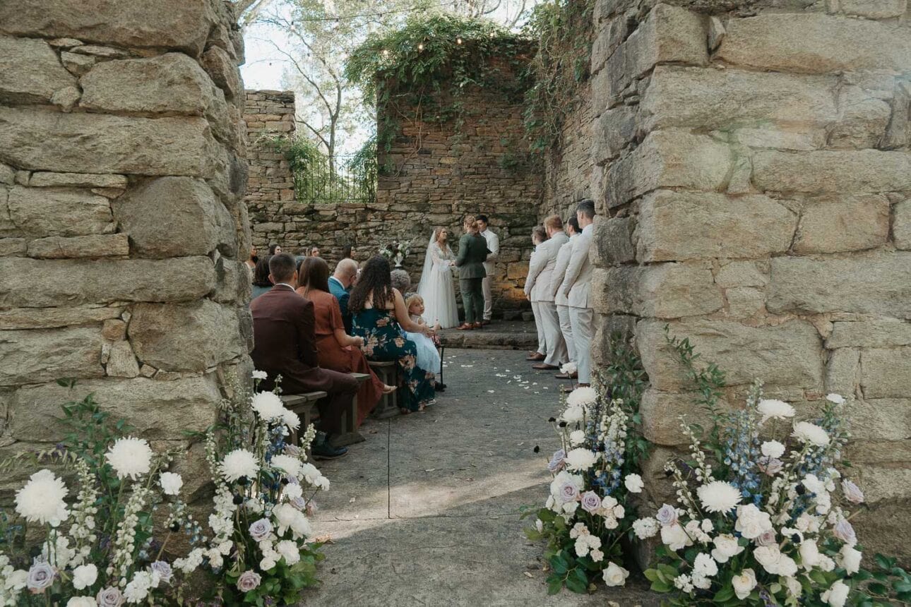 The Mill at Fine Creek Fall Wedding