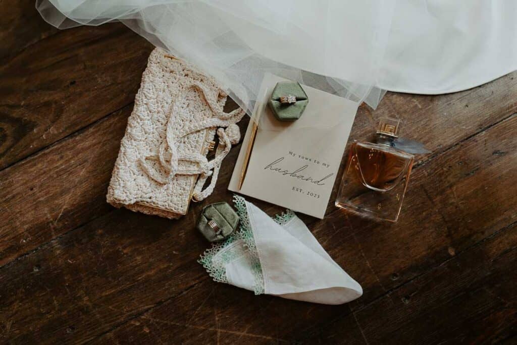 ntimate Richmond wedding getting ready at Linden Row Inn with soft natural light