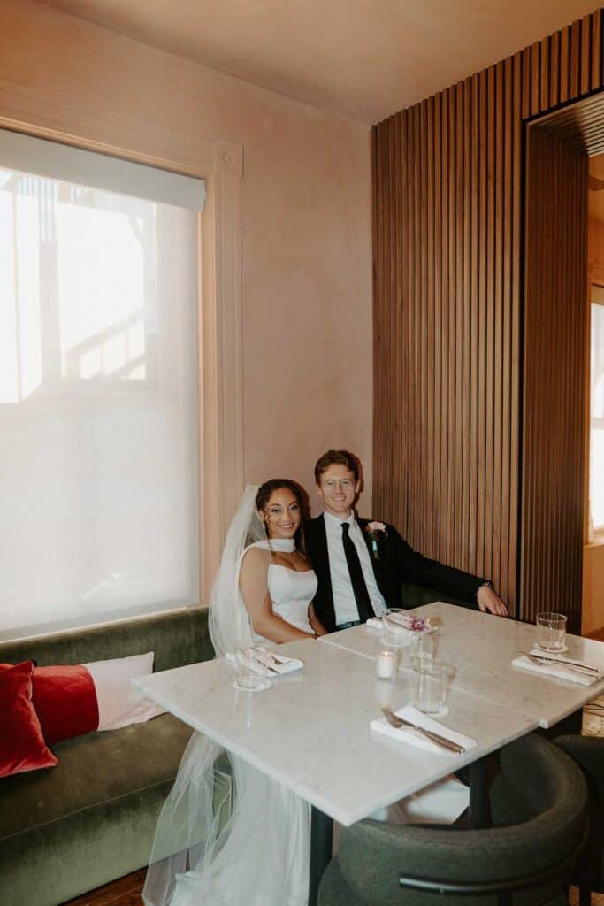 Intimate fall wedding at Common House