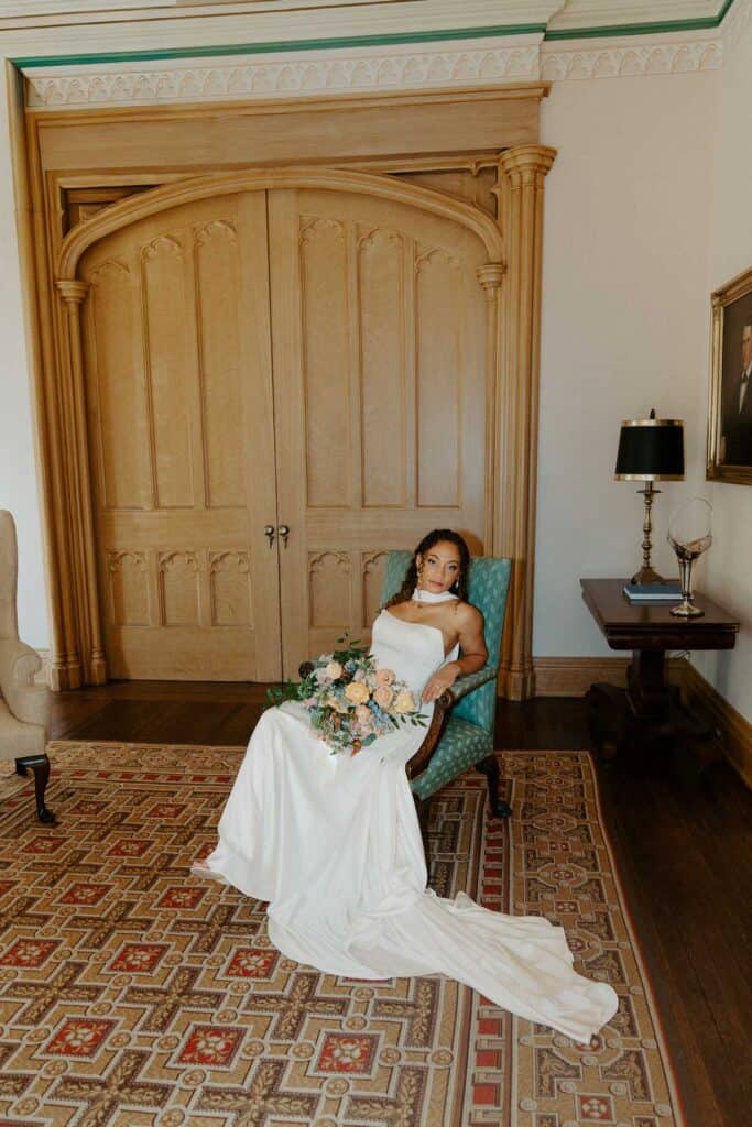 Intimate fall wedding at Common House