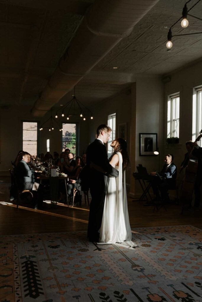Intimate fall wedding at Common House