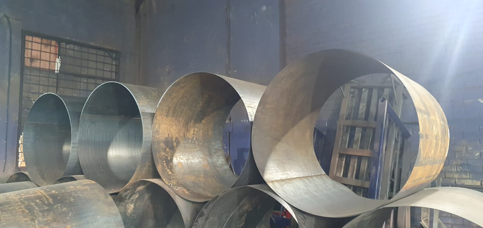 Вальцовка обечаек большого диаметра