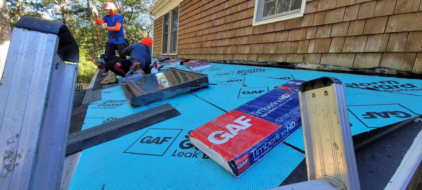 GAF Timberline HDZ shingles installed by AMP Roofing in Easton